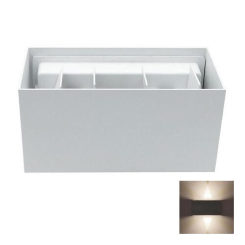 LED Kültéri fali lámpa LED/12W/230V IP54 fehér