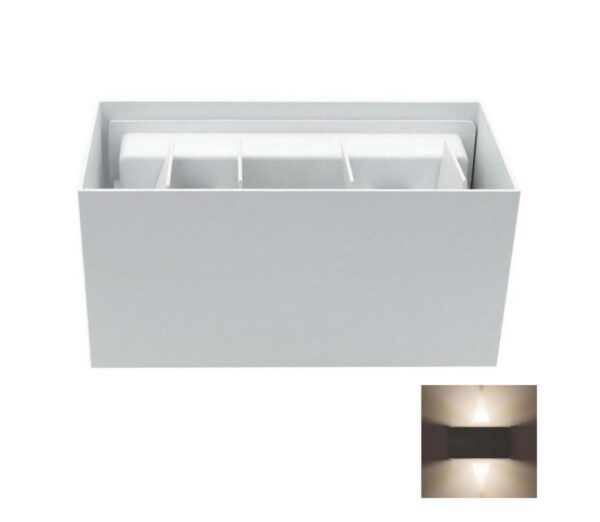 LED Kültéri fali lámpa LED/12W/230V IP54 fehér