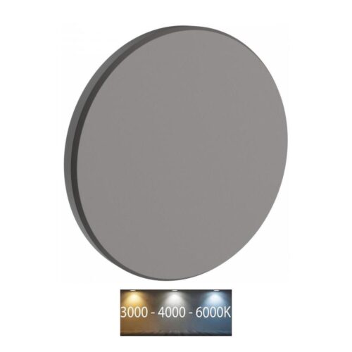 LED Kültéri fali lámpa PIATTA LED/18W/230V 3000/4000/6000K IP44 szürke