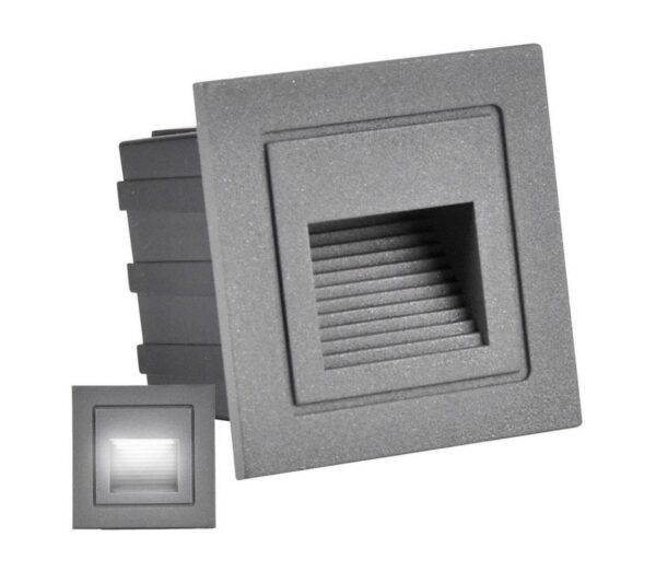 LED Kültéri lépcsőmegvilágító Q6 LED/3W/230V IP44