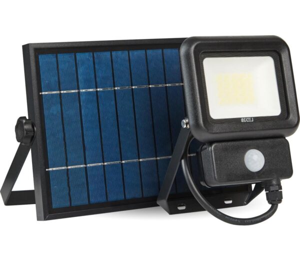 LED Kültéri napalemes reflektor érzékelővel LED/20W/3