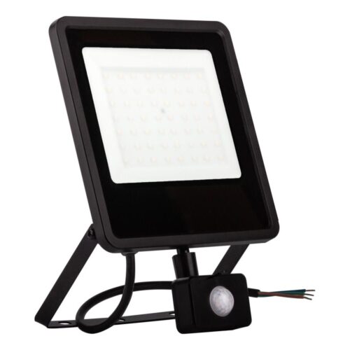 LED Kültéri reflektor érzékelővel LED/100W/230V 4000K IP65 fekete