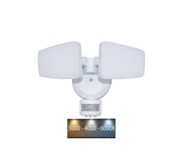 LED Kültéri reflektor érzékelővel LED/24W/230V 3000/4000/6000K IP54 fehér