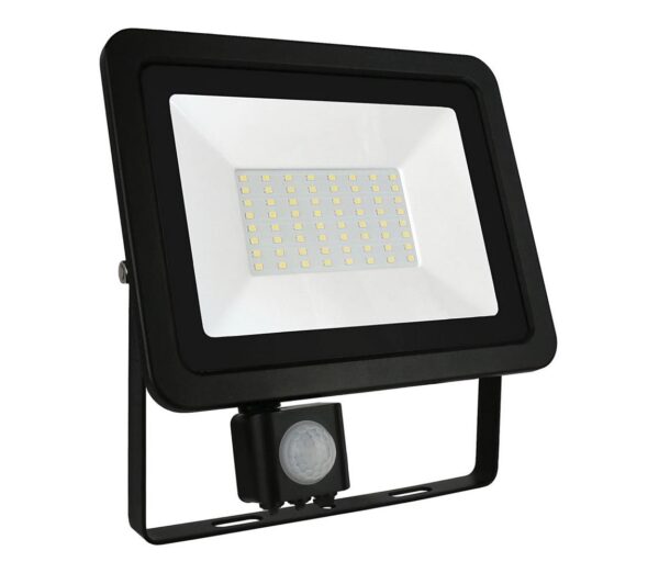 LED Kültéri reflektor érzékelővel NOCTIS LUX 3 LED/50W/230V 3000K IP44 fekete