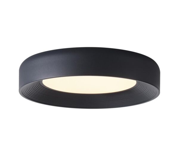 Eurolamp LED Mennyezeti lámpa LED/40W/230V 3000K fekete átm. 50 cm
