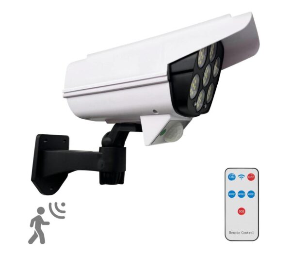 LED Napelemes érzékelős fali lámpa KAMERA LED/1W/3