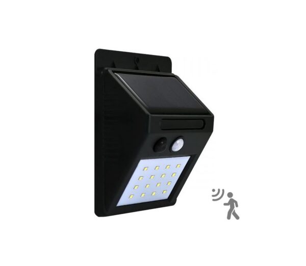 LED Napelemes érzékelős fali lámpa LED/2