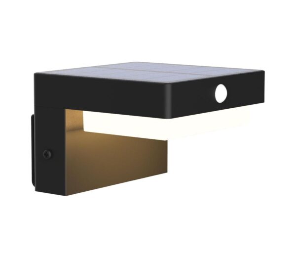 LED Napelemes érzékelős fali lámpa MALI LED/4