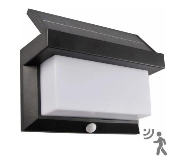 LED Napelemes érzékelős fali lámpa TONY LED/3