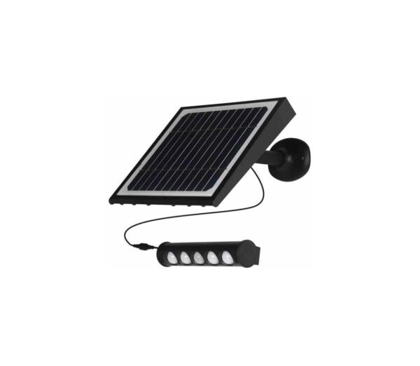 LED Napelemes fali lámpa érzékelővel LED/8W/3