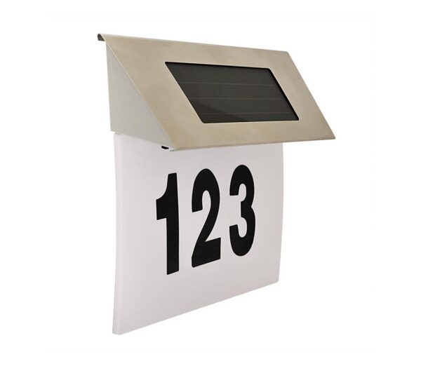 LED Napelemes házszám LED/1