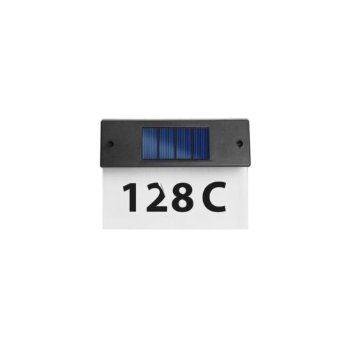LED Napelemes házszám LED/1