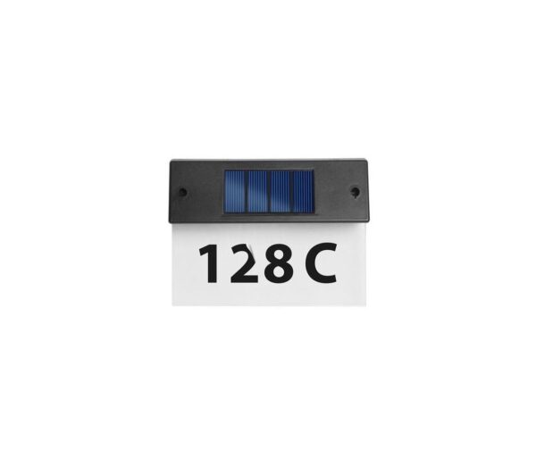 LED Napelemes házszám LED/1