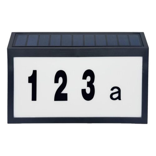 LED Napelemes házszám NUMERO LED/3