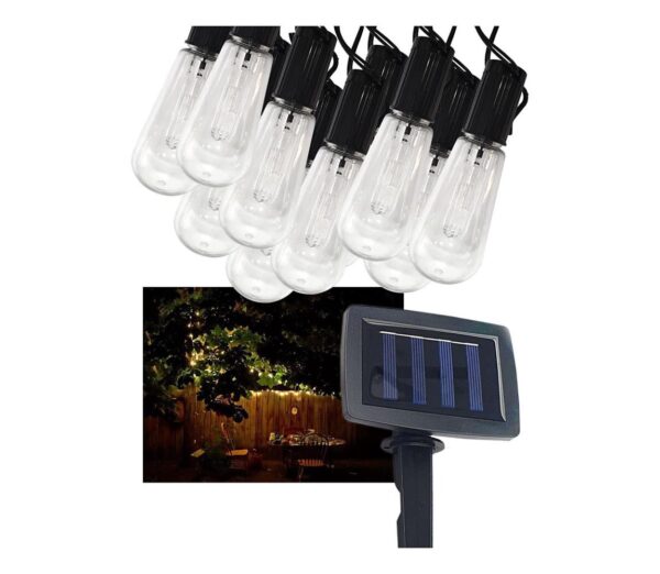 LED Napelemes kültéri lánc 10xLED/1