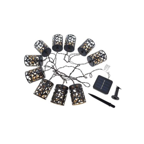 LED Napelemes lánc 10xE12/3
