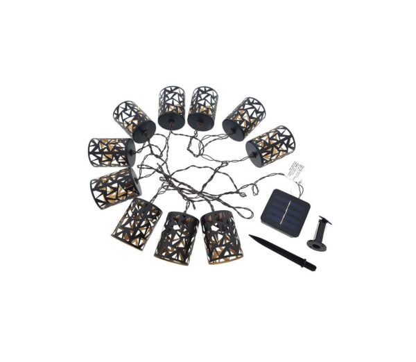 LED Napelemes lánc 10xE12/3