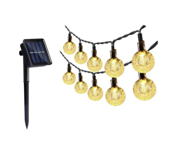 LED Napelemes lánc 30xLED/0