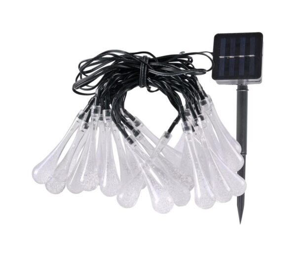 LED Napelemes lánc ICE 30xLED/1