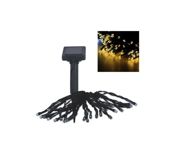 LED Napelemes lánc SHINE 100xLED/1