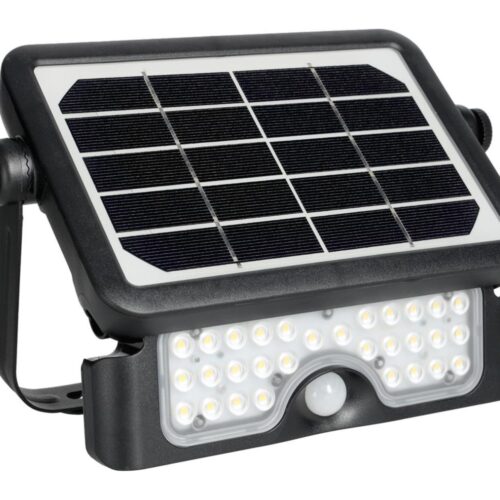 LED Napelemes reflektor érzékelővel LED/5W/3
