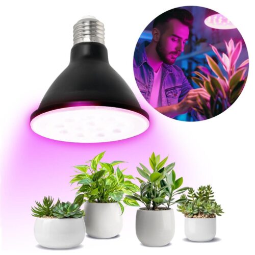 Brilagi LED Növénynevelő izzó VITABLOOM E27/9W/230V 1200K fekete