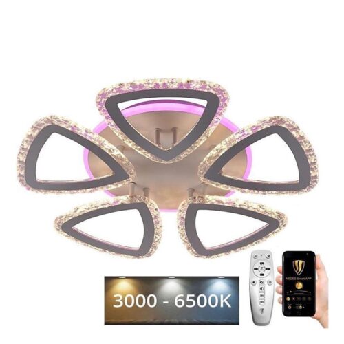LED RGB Dimmelhető felületre szerelhető csillár LED/70W/230V 3000