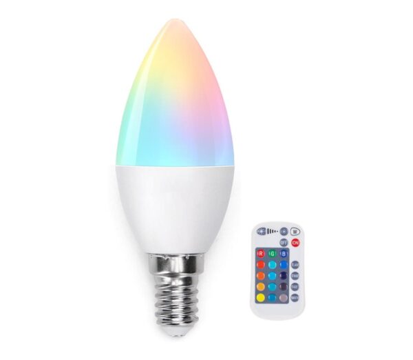 B.V. LED RGB Dimmelhető izzó E14/4