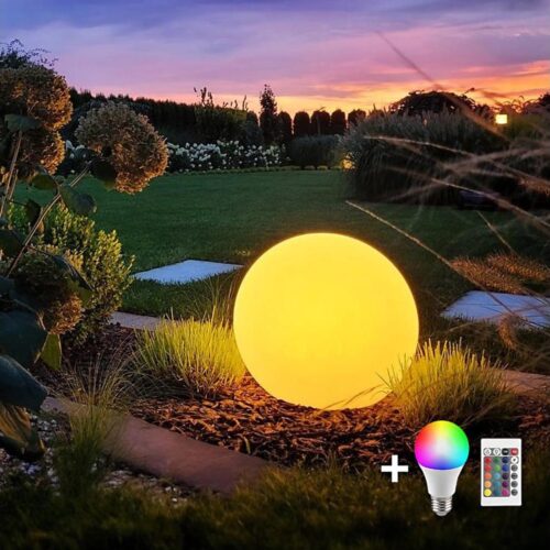 LED RGB Dimmelhető kültér lámpa GLOBO 1xE27/8