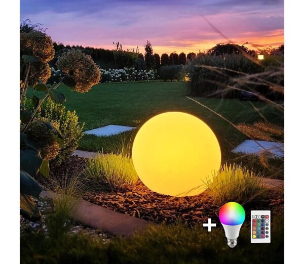 LED RGB Dimmelhető kültéri lámpa GLOBO 1xE27/8
