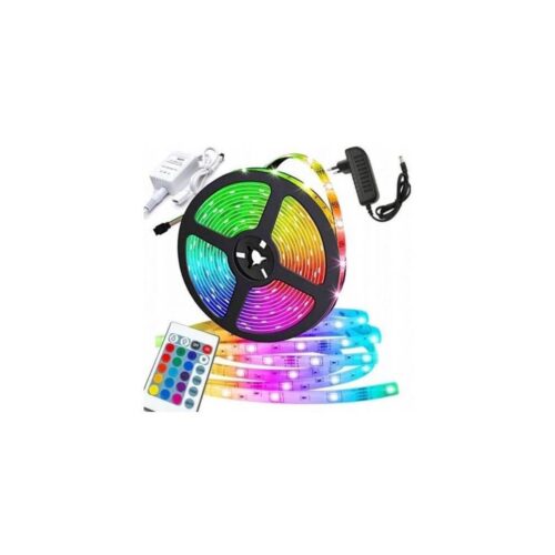 LED RGB Dimmelhető szalag 5m LED/12W/12/230V IP44 + távirányítás
