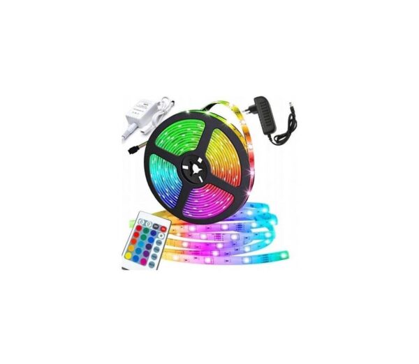 LED RGB Dimmelhető szalag 5m LED/12W/12/230V IP44 + távirányítás