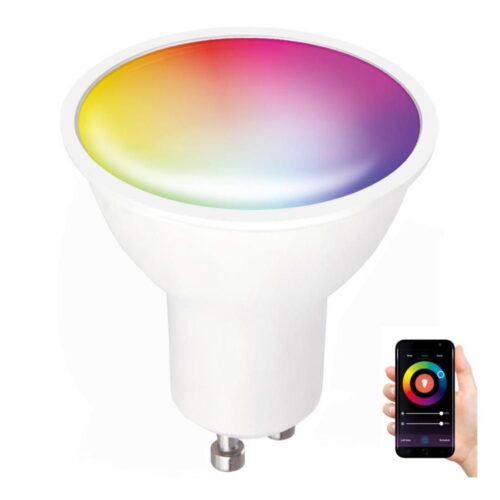 LED RGB Intelligens dimmelhető izzó GU10/5W/230V 2700