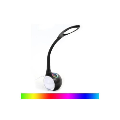 LED RGB Szabályozható asztali lámpa LED/7W/230V fekete