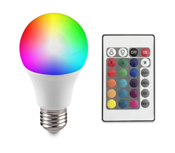 LED RGB Szabályozható Izzó E27/6W/230V 3000K