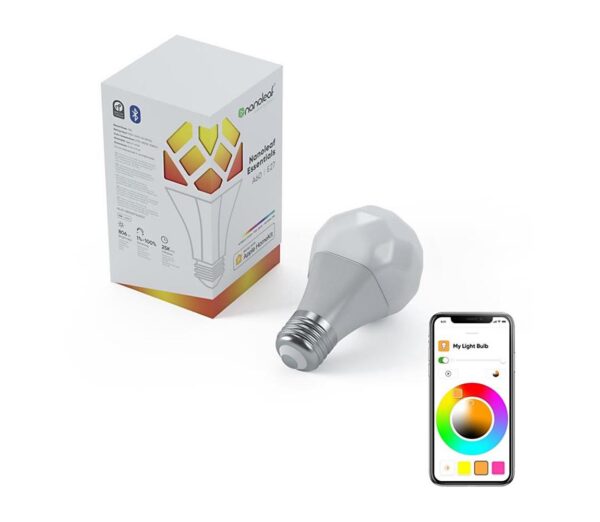 Nanoleaf LED RGB Szabályozható izzó ESALS A19 E27/8W/230V 2700