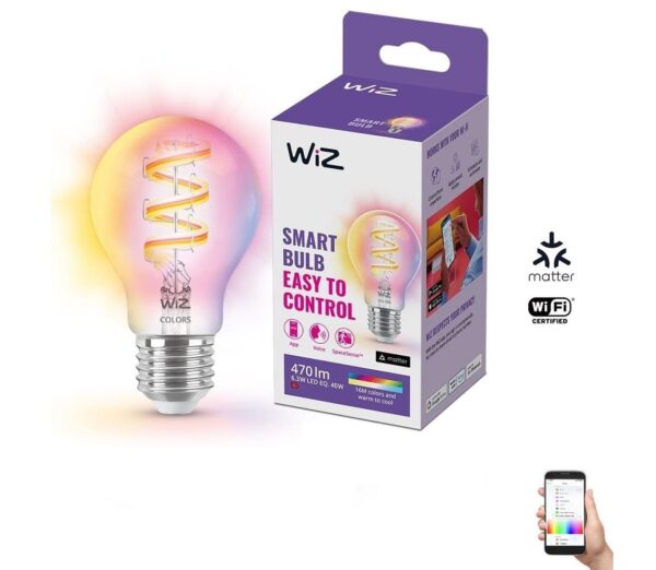 WiZ LED RGBW Dimmelhető izzó A60 E27/6