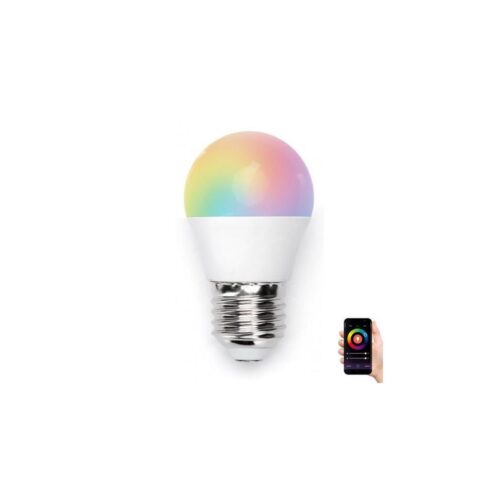 B.V. LED RGBW Dimmelhető izzó G45 E27/5W/230V 3000