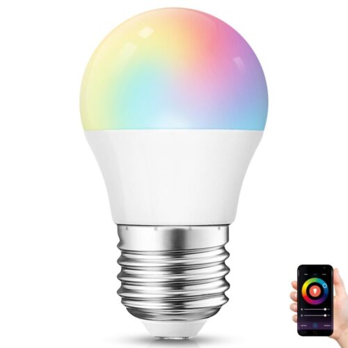 B.V. LED RGBW Dimmelhető izzó G45 E27/6