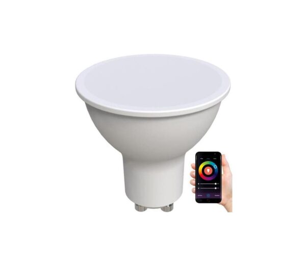 LED RGBW Dimmelhető izzó GU10/4