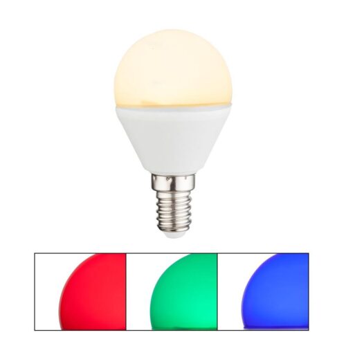 Globo LED RGBW Dimmelhető izzó ILLU E14/4