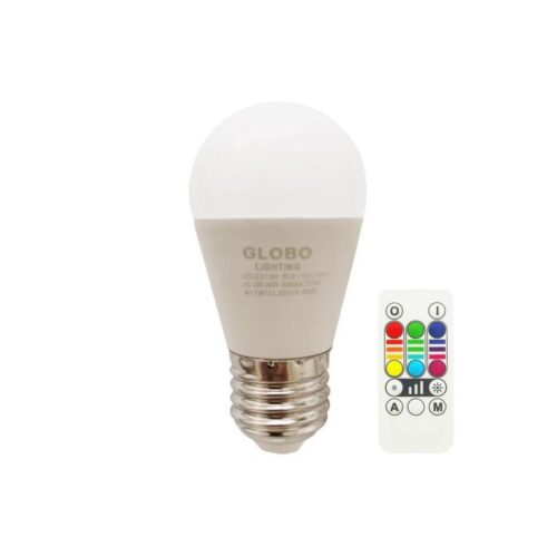 Globo LED RGBW Dimmelhető izzó ILLU E27/6W/230V 3000K + + távirányító