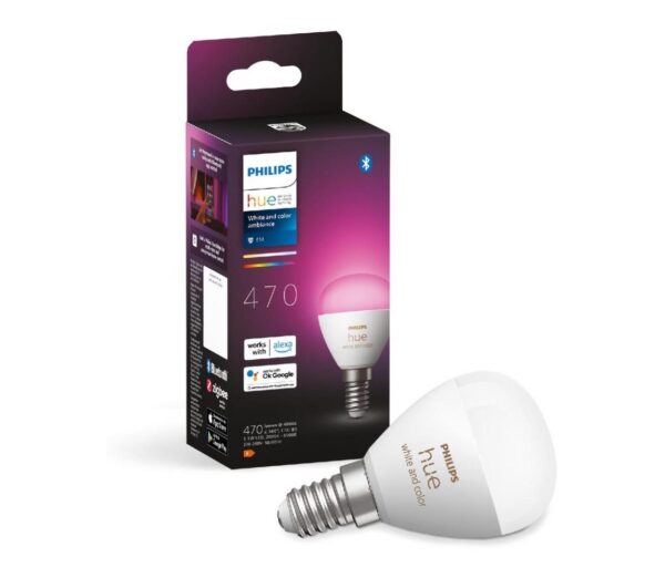 Philips LED RGBW Dimmelhető izzó Philips Hue WACA P45 E14/5