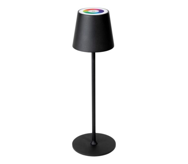 LED RGBW Dimmelhető kültér lámpa LED/4W/4000 mAh 3000/4000/5500K IP44 fekete