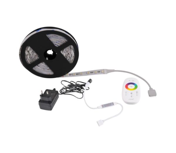 LED RGBW Dimmelhető szalag 3m LED/22W/24/230V + távirányító