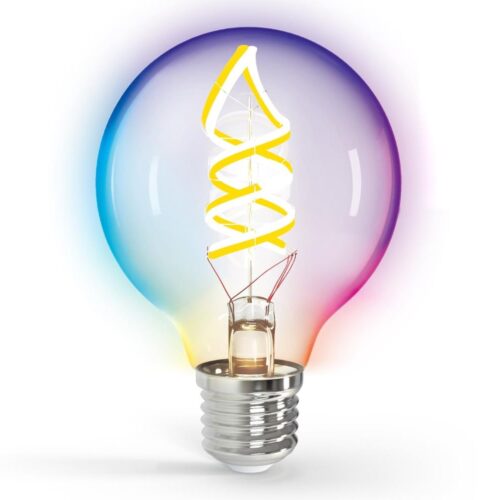 B.V. LED RGBW Izzó FILAMENT G80 E27/4