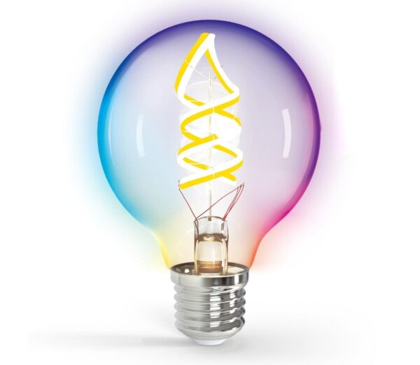 B.V. LED RGBW Izzó FILAMENT G95 E27/4