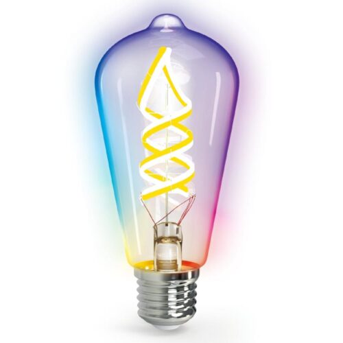 B.V. LED RGBW Izzó FILAMENT ST64 E27/4