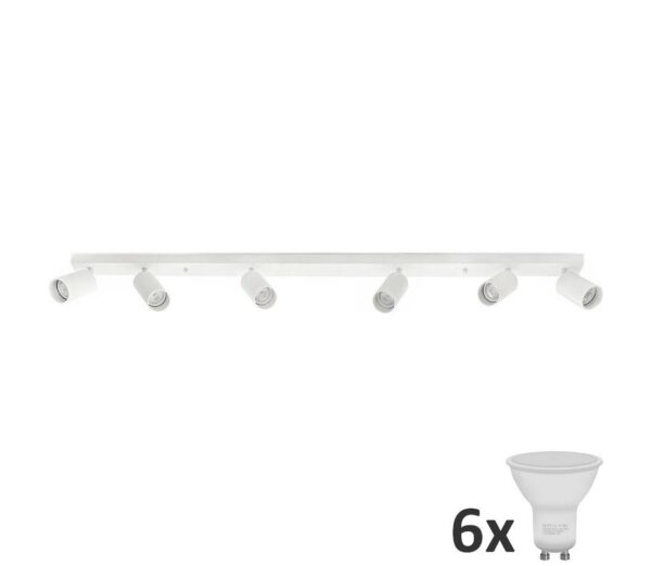 LED Spotlámpa ANGIE 6xGU10/6W/230V fehér