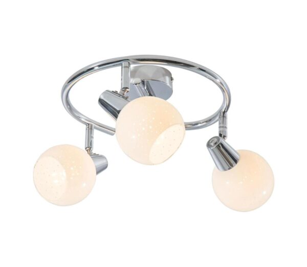 LED Spotlámpa DOXY 3xE14/4W/230V fényezett króm